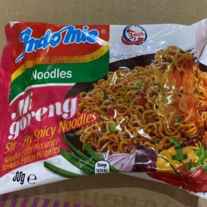 Indomie Stir-fry Spicy Noodles 營多香辣撈麵 Mi Goreng Cay (Pink) 80g x 1