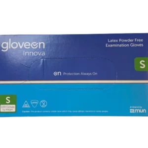 GloveOn Innova Latex Powder Free Examination Gloves - Size S (100pairs x1)