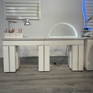 Eutek Double Table Ban Doi Mat Da 2022 1.75mx0.42mx0.8m x 1pc