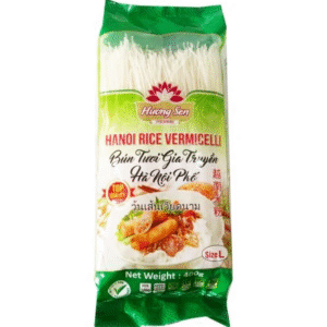 Huong Sen Rice Vermicelli - Bun Tuoi Gia Truyen Ha Noi Size L 1.5mm 400g x 1