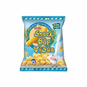 Oishi Corn Snack Milk Flavour - Snack Bap Vi Sua 35g x 1