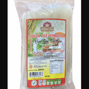 Huong Sen Saigon Rice Vermicelli - Bun Tuoi Sai Gon Size S 0.8mm 400g x 1