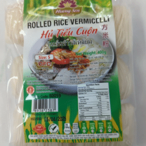 Huong Sen Rolled Rice Vermicelli - Hu Tieu Cuon Size S 400g x 1
