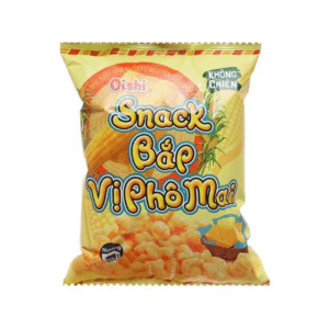 Oishi Corn Snack Cheese Flavour - Snack Bap Vi Pho Mai 35g x1