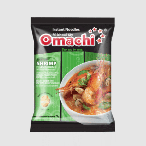 Omachi Shrimp Noodle - Mi Tom Chua Cay 80g x30