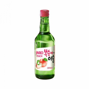 Jinro Chamisul Soju (Peach Flavour) - Soju Vi Dao 13% Alc./Vol 350ml x1