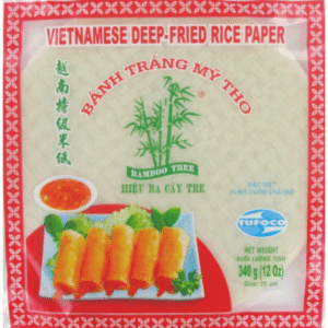 Bamboo Tree Deep Fried Rice Paper - Banh Trang Cha Gio 22cm 340g x 1