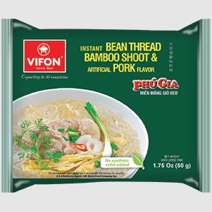 Vifon Instant Bean Thread Pork Flavor - Mien Mang Gio Heo An Lien 50g x 12