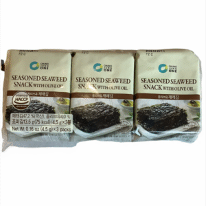 CJ Seasoned Seaweed Snack with Olive - Rong Bien Voi Dau (4.5gx3) x1