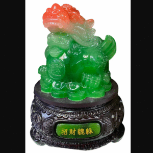 Pixiu Statuette For Praying Green - Ty Huu Mau Xanh 1pc x 1