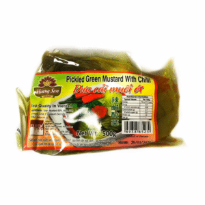 Huong Sen Pickled Green Mustard With Chilli - Dua Cai Muoi Ot 500g x 1