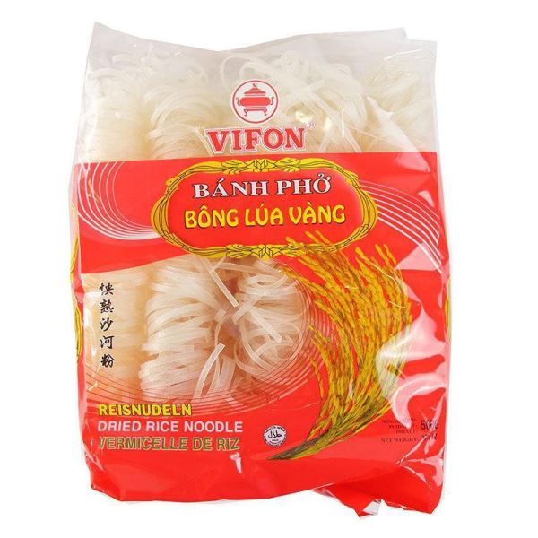 Vifon Dried Rice Noodle - Pho Bong Lua Vang 5mm 500g x 1 - Image 2
