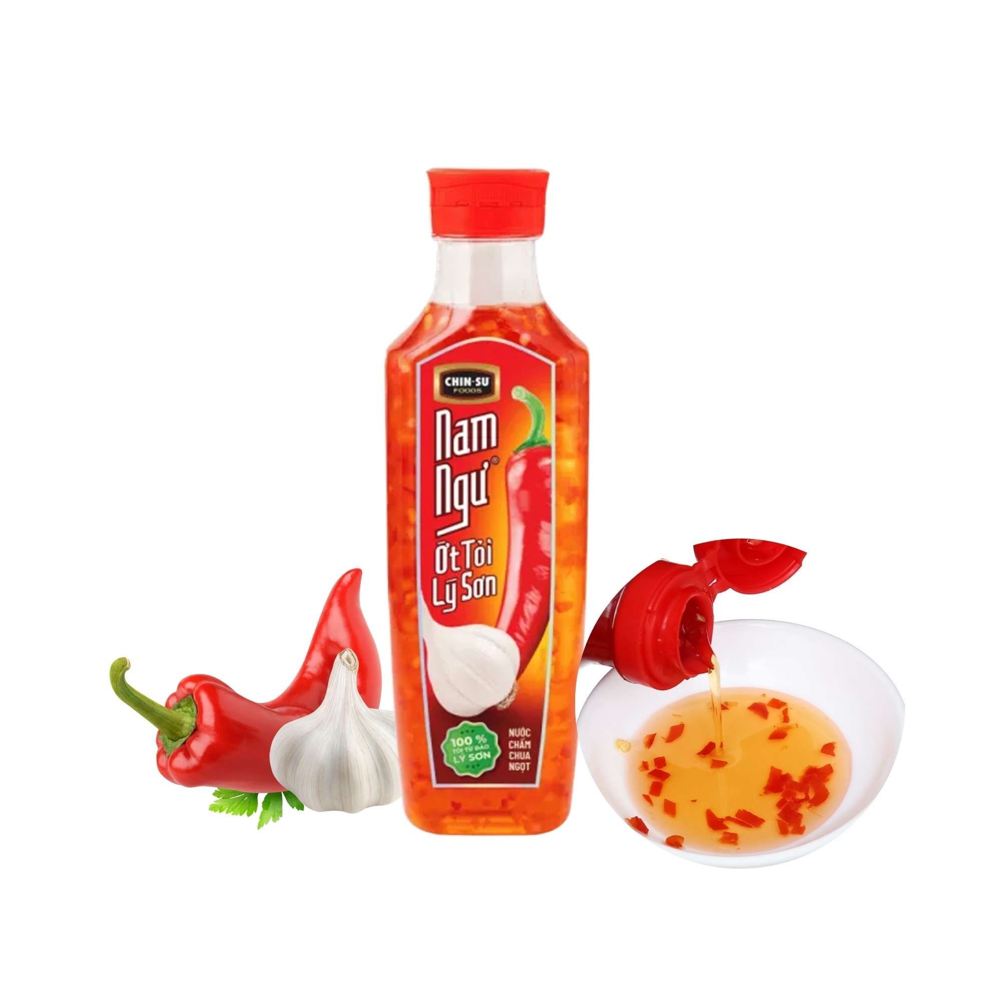 Chinsu Fish Sauce Ly Son Chili Garlic - Nam Ngu Ot Toi Ly Son 300ml x 1 - Image 3