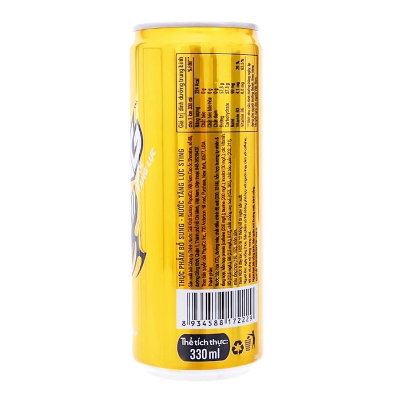 Nuoc Tang Luc Sting Vang 320ml x1 - Image 4