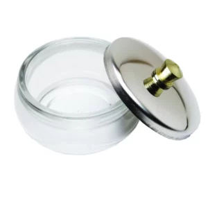 Bottles - Glass Dappen Dish with Lid