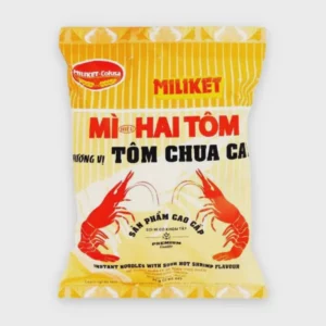 Miliket Spicy & Sour Instant Noodles - Mi Hai Tom Chua Cay 75g x 1