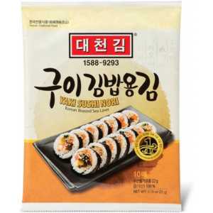 Daechun Roasted Seaweed - Rong Bien Cuon Sushi (10sheets) 22g x 1