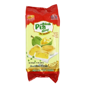 Tan Hue Vien Vegan Pia Cake Mung Bean - Banh Pia Dau Xanh Sau Rieng Chay 500g