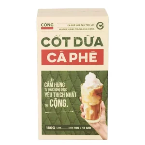 Cong Brand Coconut Coffee - Ca Phe Cot Dua 180g