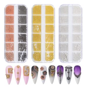 Nail Accessories - Combo 2 Hat Dinh Da Kim Cuong Kem Dung Cu