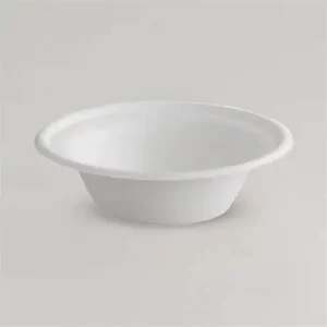 12oz Round Compostable Bagasse Bowl Bat Nho Dung 1 Lan 50pcs