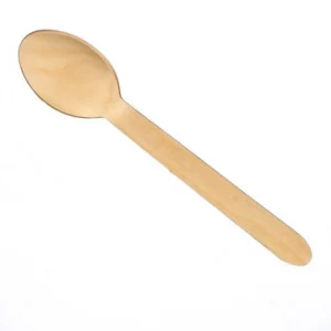 Compostable Wooden Spoon 6" - Thia Go Dung 1 Lan